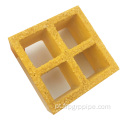 38x38mm Molded Anti-Slip Fiberglass FRP Grating para caminhar